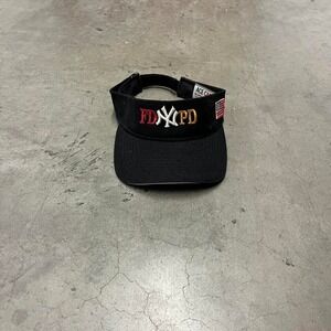 Y2K 20% Wool NYPD Yankee visor‎